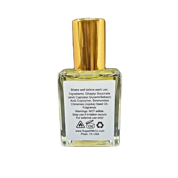 Sugar Milk Co. LEMON POPPY CAKE Roll-On GOURMAND Travel Size ROLLERBALL Dessert - Picture 2 of 5